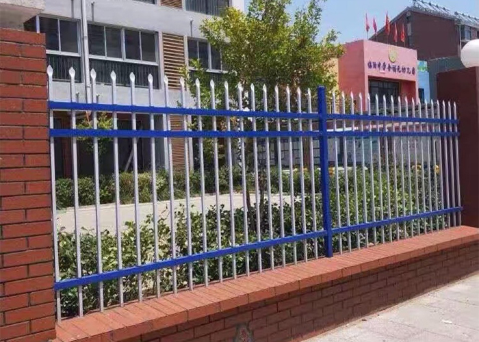 赣州学校幼儿园锌钢围栏护栏工程案例